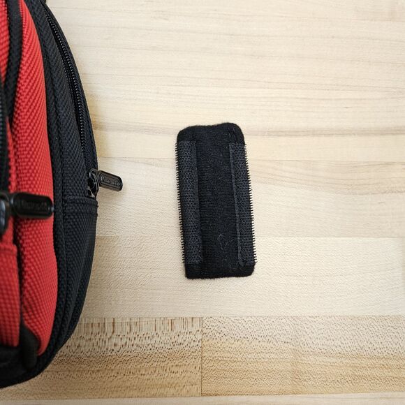 Nintendo Game Boy Advance SP Carrying Case Bag Vintage Pouch Mini Backpack RED - Picture 12 of 15